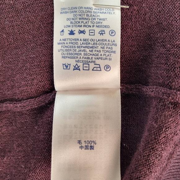 Lands End Merino Wool Cowl Neck Sweater Dress size XSmall Petite - Picture 7 of 8